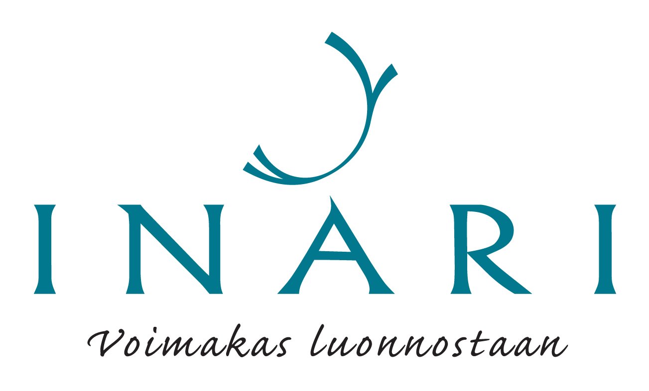Inarin kunnan logo- Inari- Voimakas luonnostaan