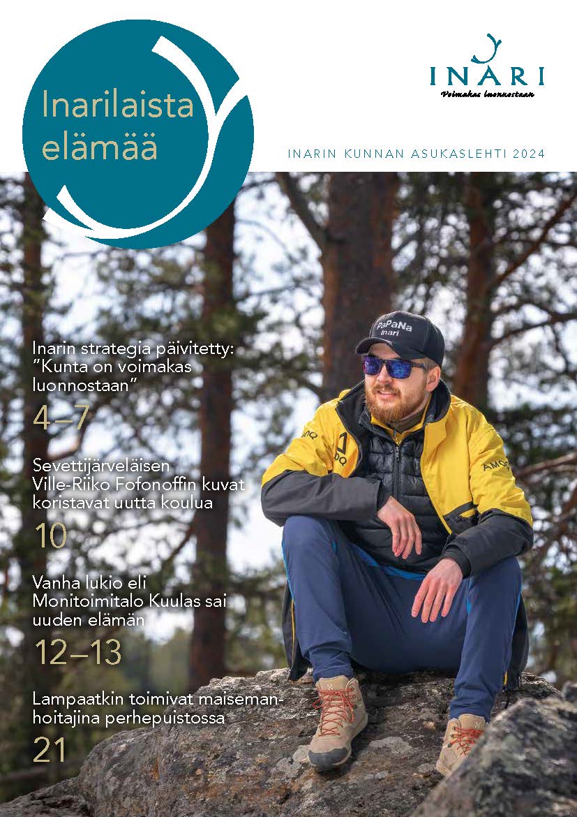 Inarilaista elämää-asukaslehden kansikuva