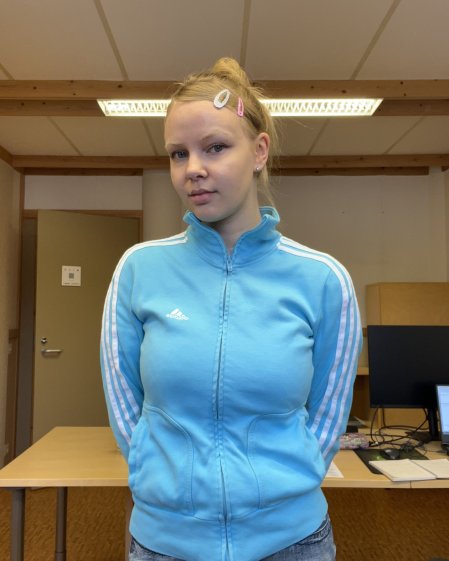 Arkkitehtiopiskelija Vilja Halonen Kuvassa arkkitehtiopiskelija Vilja Halonen