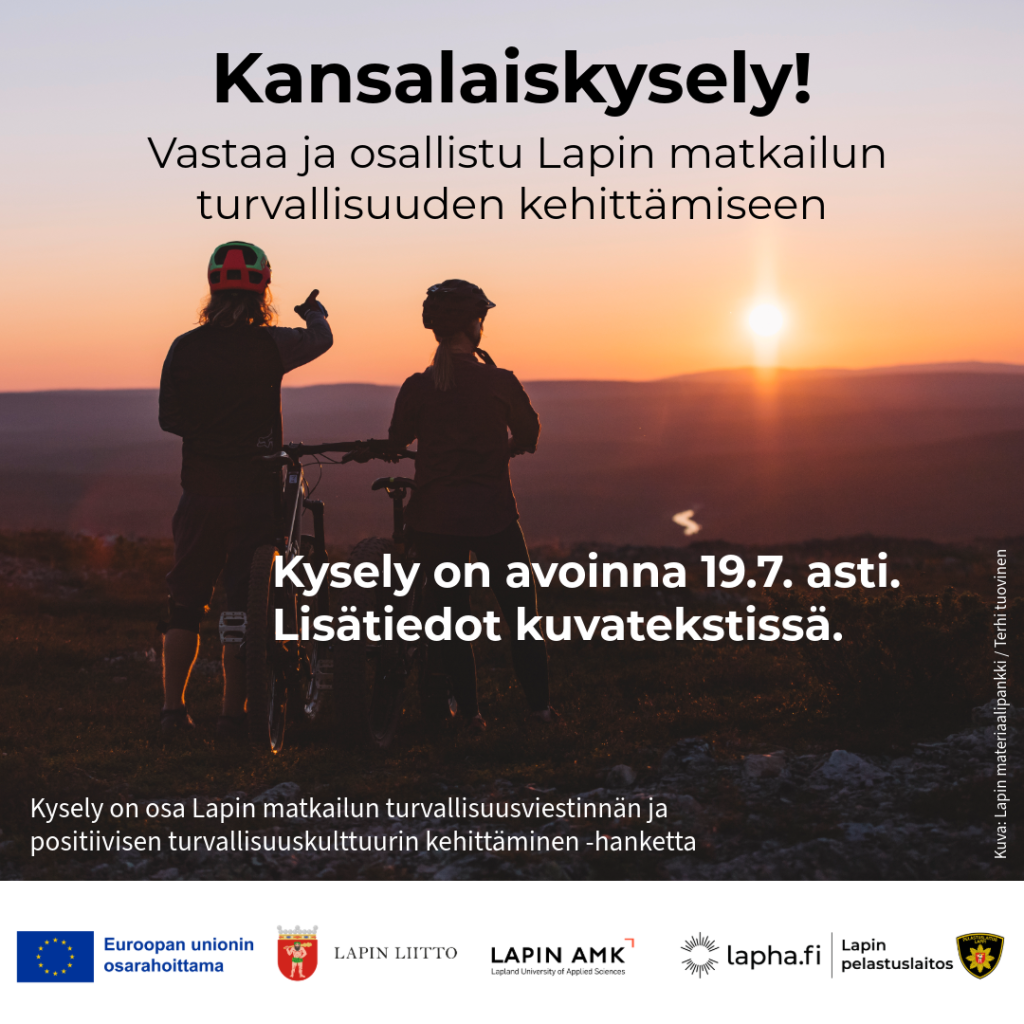 Lapin matkailun turvallisuuskysely 2026 Lapin matkailun turvallisuuskysely 2026