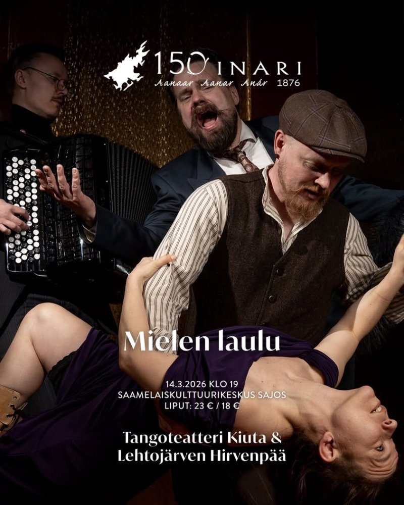 Tangoteatteri Kiuta & Lehtojärven Hirvenpää – MIELEN LAULU Saatana saapuu Pohjolaan. Luonnosta otetaan enemmän kuin sill...