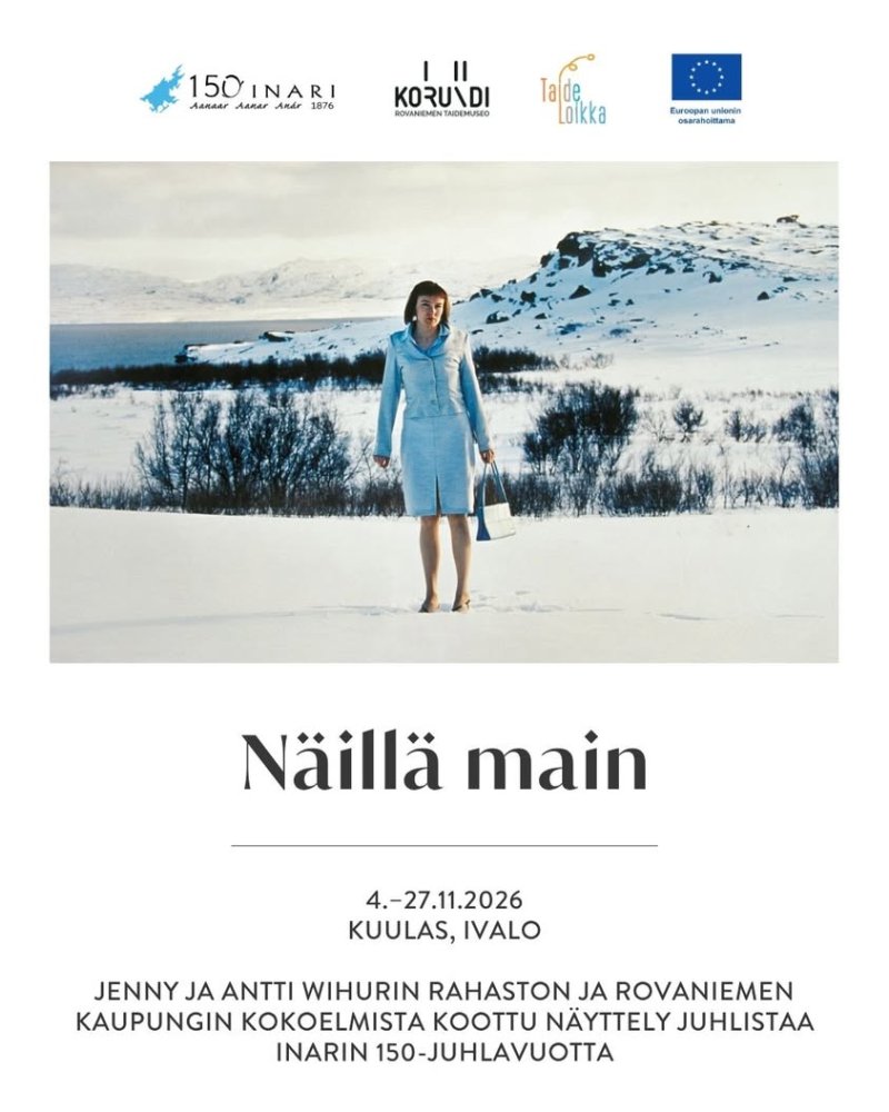 Rovaniemen taidemuseo tuo huippunäyttelyn Inariin juhlavuoden kunniaksi! ✨Näillä main