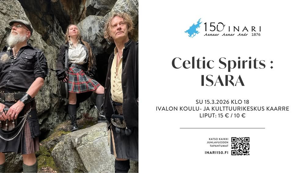 Celtic Spirits : ISARA -irlantilaismusiikkikonsertti Ivalon koulu- ja kulttuurikeskus Kaarteessa Isara on kelttihenkisee...