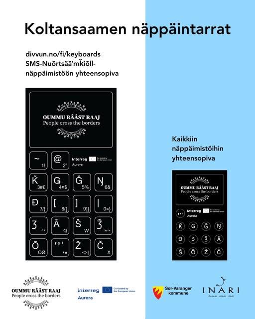 Inarin kunnankirjastosta saa nyt koltansaamen näppäintarroja! Meille on juuri saapunut ilmaiseen jakeluun Inarin kunnan...