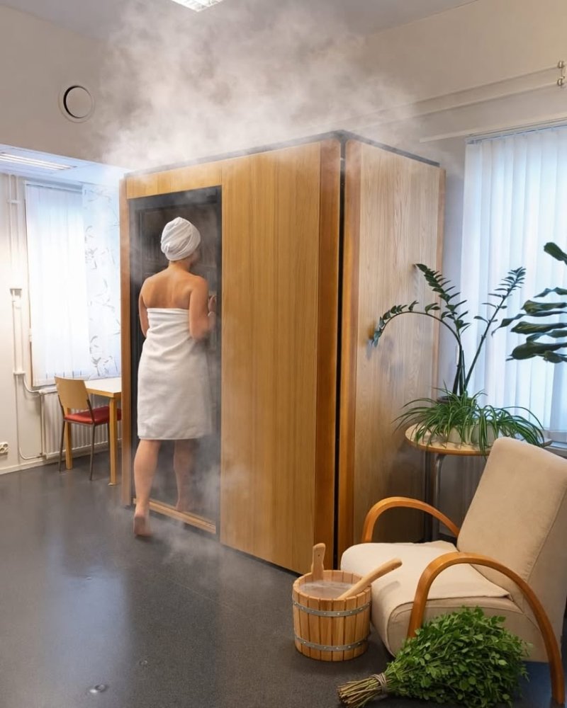 Uutta Ivalon pääkirjastossa – pieni työskentelykoppi palvelee nykyään saunana! Kirjaston palveluita kehitetään jatkuvas...