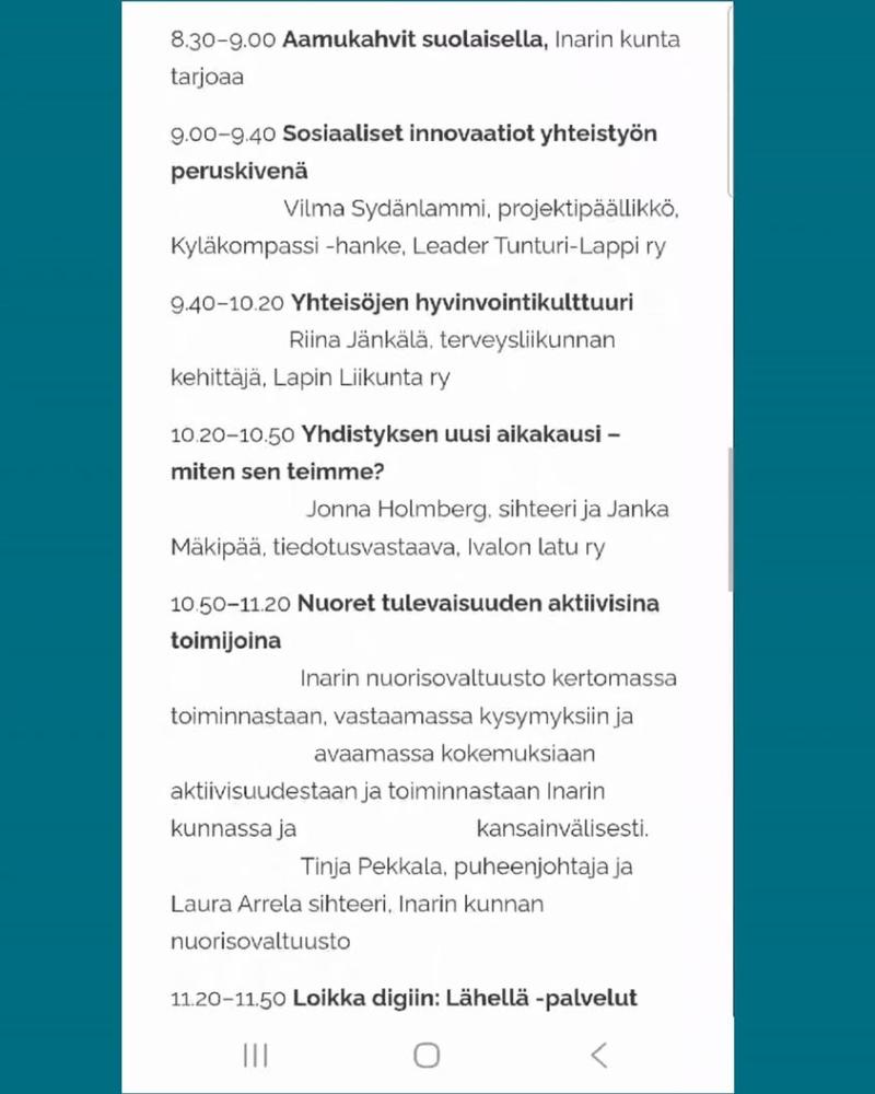 Lapin maakunnallinen Järjestöfoorumi järjestetään ...