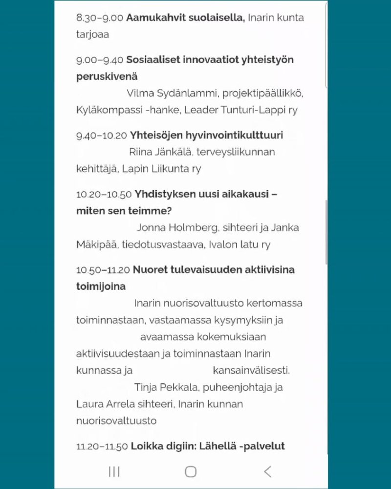 Lapin maakunnallinen Järjestöfoorumi järjestetään ...