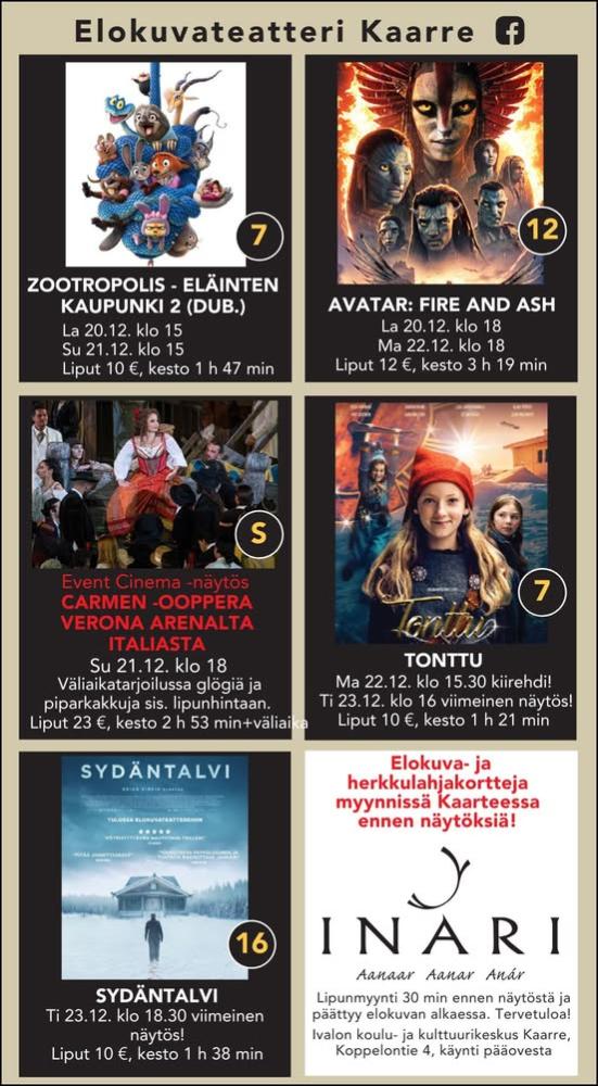 Ivalon Elokuvateatteri Kaarre esittää: ZOOTROPOLIS...