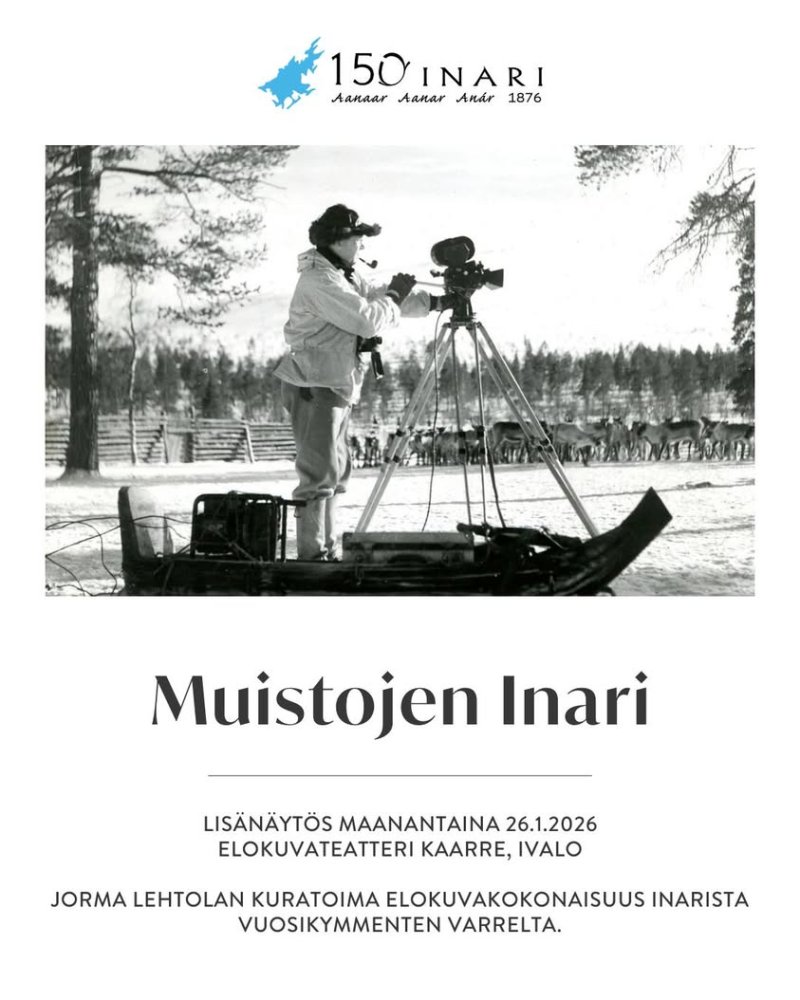 Skábmagovatissa ennakkoon loppuunmyyty Muistojen I...