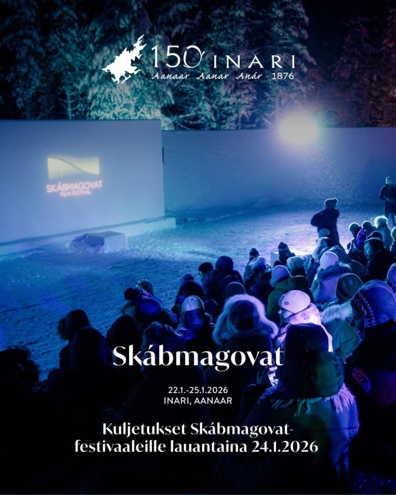 Inarin kunta kuljettaa Skábmagovat-festivaaleille ...
