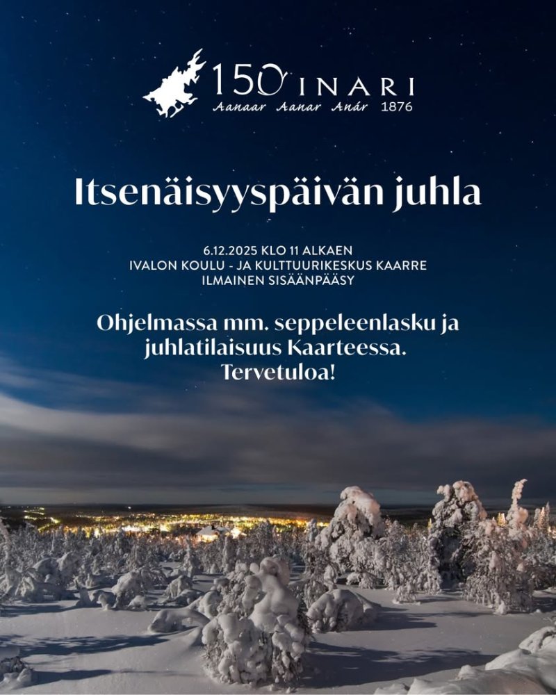 Kaikille avoin itsenäisyyspäivän juhla Ivalossa 6....