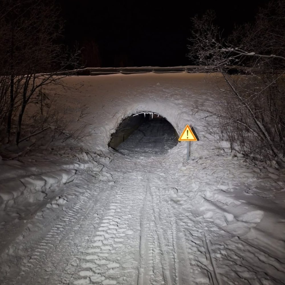 Moottorikelkkareitti Ivalo-Saariselkä SEO:n kohdal...