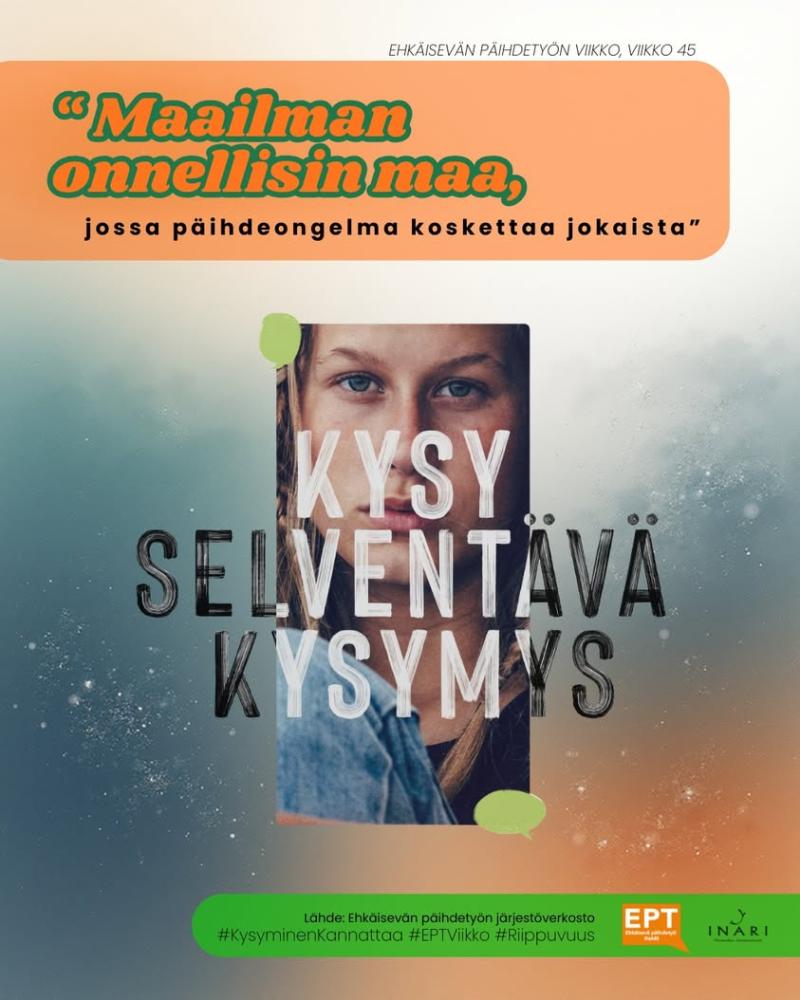 Tiesitkö, että me olemme maailman onnellisin maa, ...