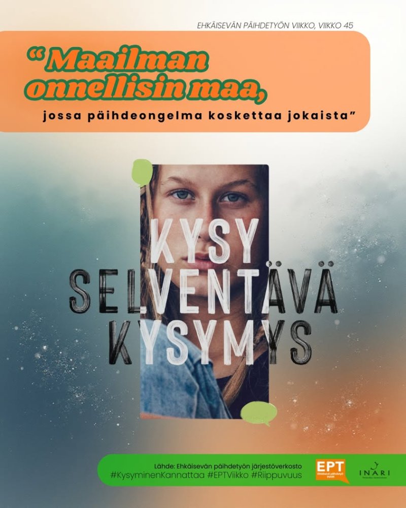 Tiesitkö, että me olemme maailman onnellisin maa, ...