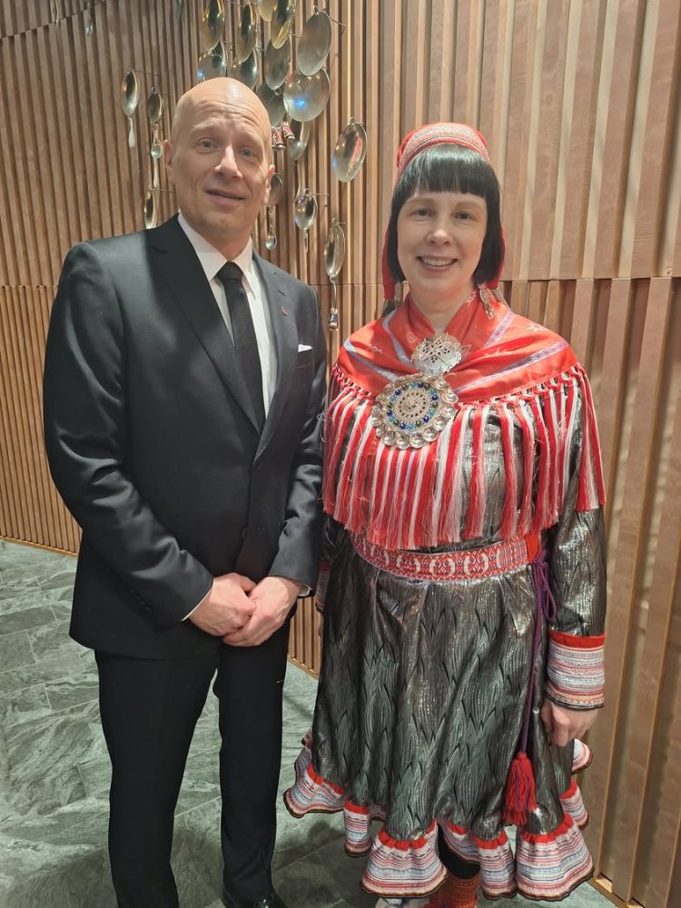 Inarin kunnan edustajia osallistui tänään Saamelai...