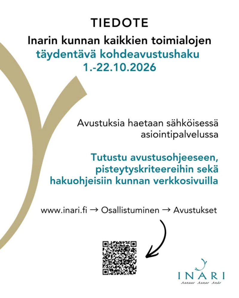 TIEDOTE Inarin kunnan kaikkien toimialojen yhteine...