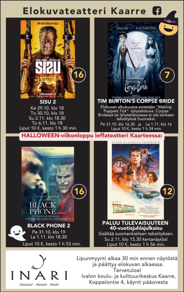 Ivalon elokuvateatteri Kaarre esittää: SISU 2 Ke 2...