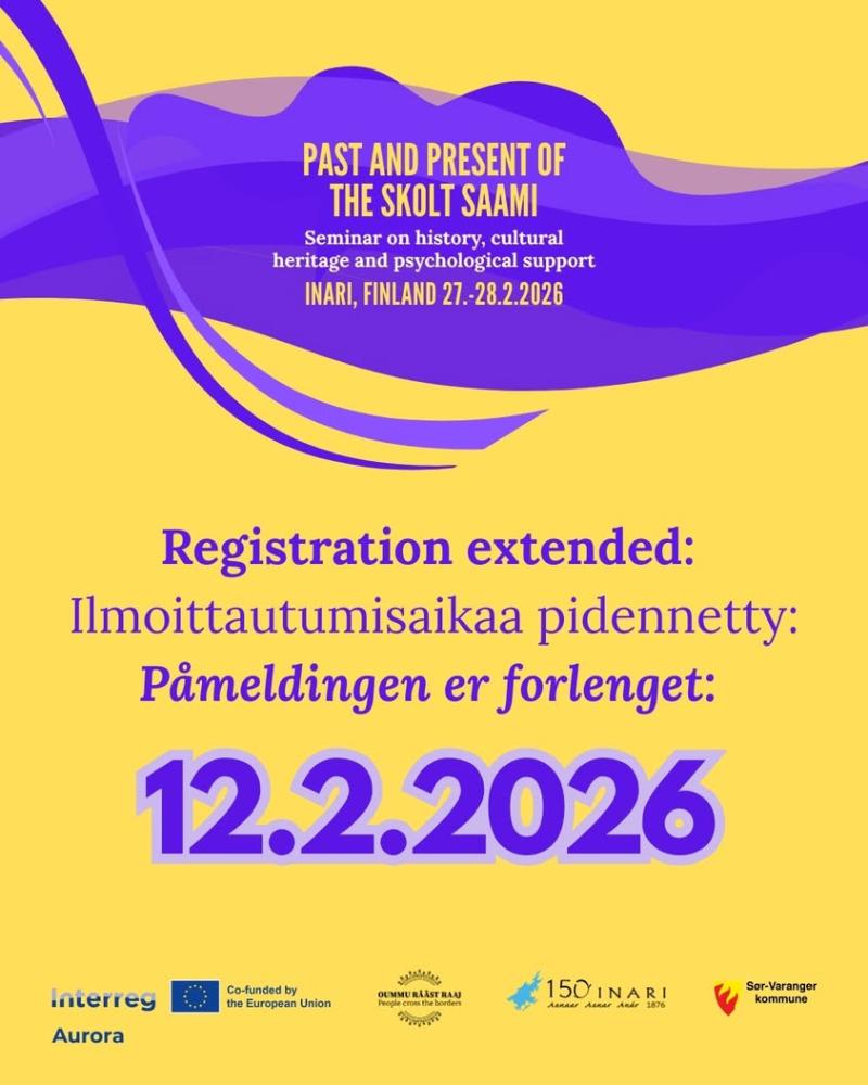 Registration extended / Ilmoittautumisaikaa pidenn...