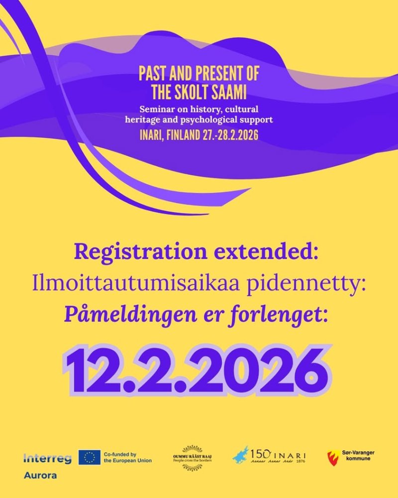 Registration extended / Ilmoittautumisaikaa pidenn...