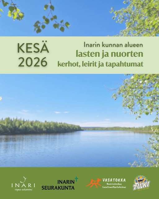 ☀️ Inarin kunnan lasten ja nuorten kesä 2026. ⚽️🤸🏻...