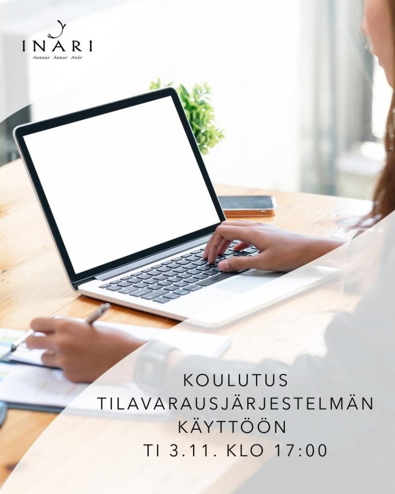 Koulutusta tilavarausjärjestelmän käyttöön ti 3.11...
