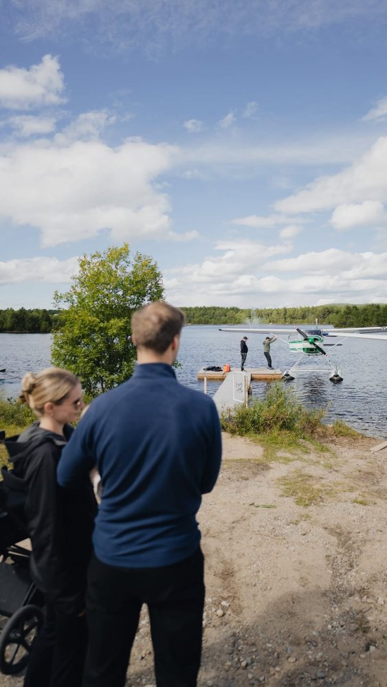 Tunturi-ilmailijat järjestivät esittelylentoja Ina...