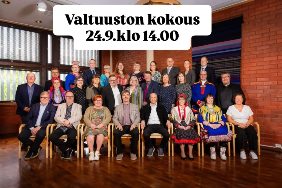Inarin valtuuston kokous torstaina 24.9. klo 14.00...