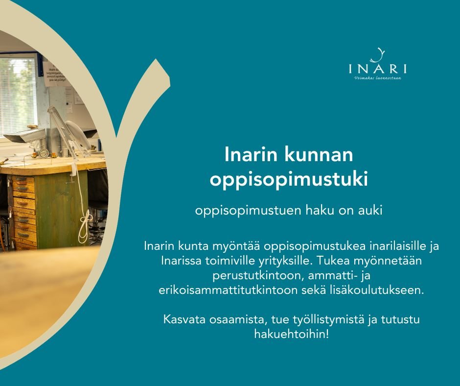 Tiesitkö, että Inarin kunta tukee työllistymistä m...