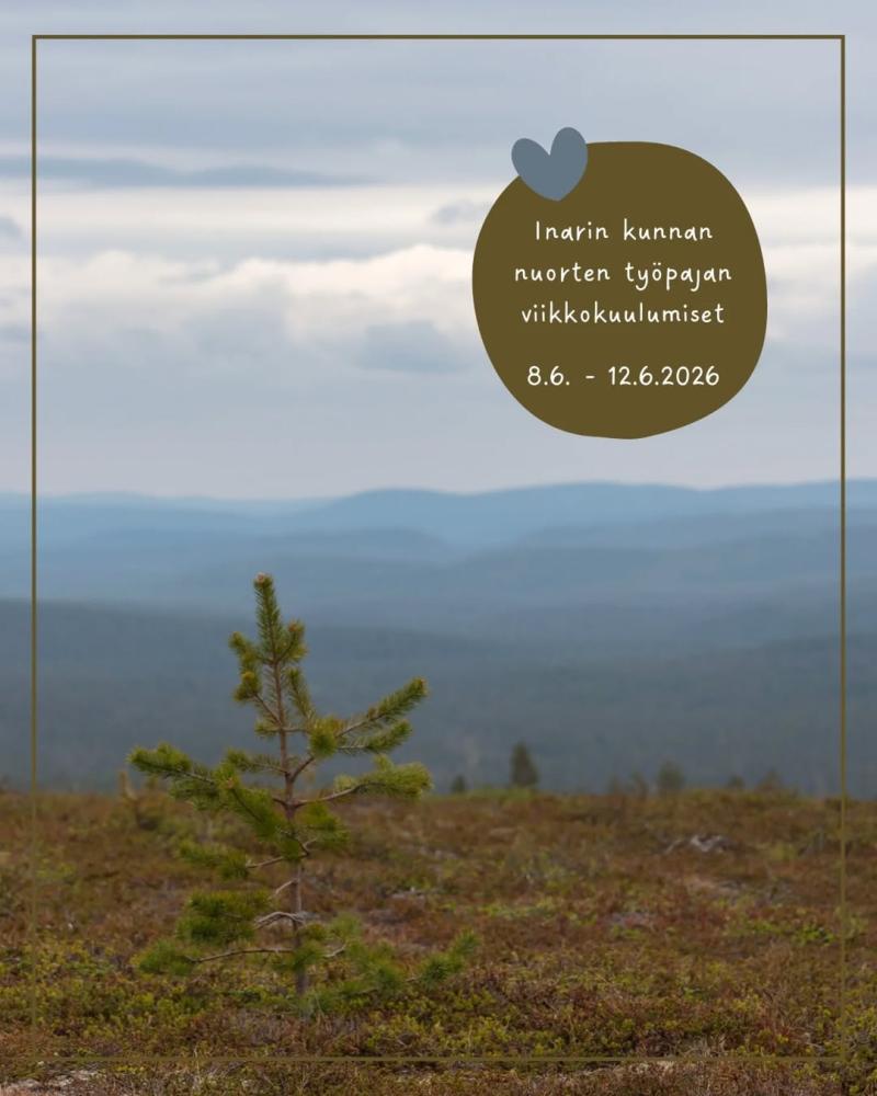 Vuorossa Inarin kunnan nuorten työpajan viikkokuul...