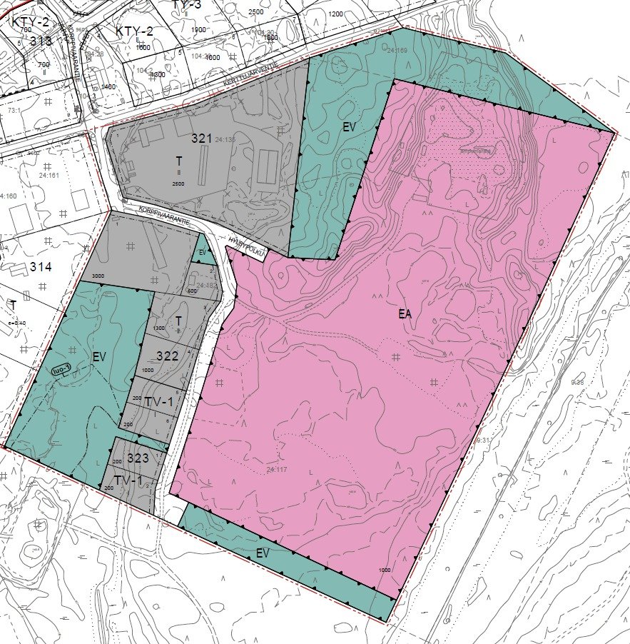 Ivalon asemakaavan laajennus: Ampumarata Asemakaav...