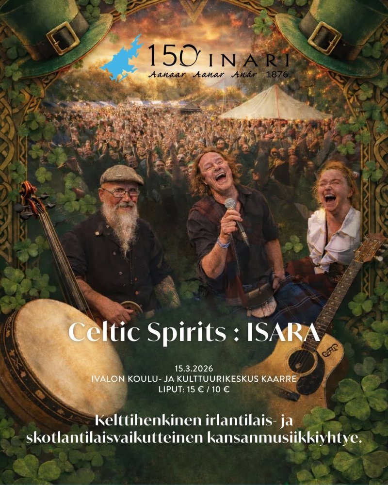 Kelttihenkiseen irlantilaiseen ja skotlantilaiseen...