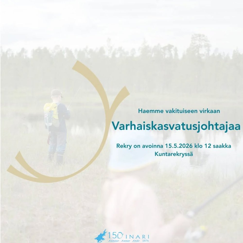 Hakuaikaa varhaiskasvatusjohtajan virkaan on jatke...