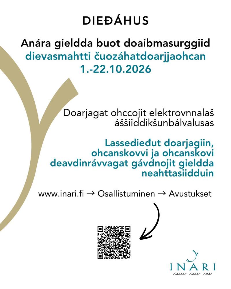 DIEĐÁHUS Anára gieldda buot doaibmasurggiid dievas...