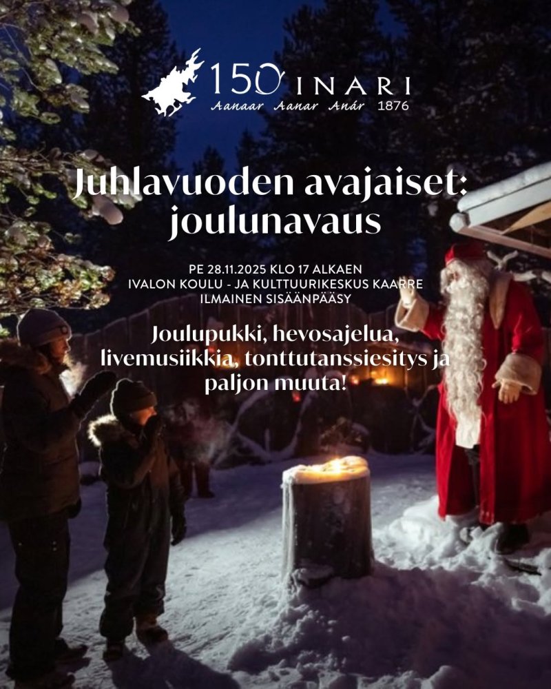 Inarin 150-juhlavuosi käynnistyy perjantaina 28.11...