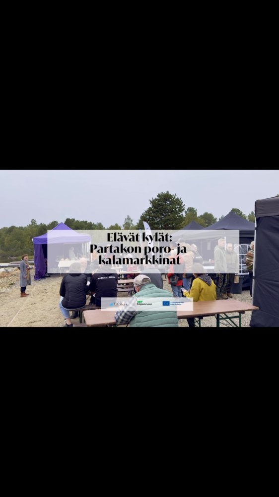 🐟🦌 Partakon poro- ja kalamarkkinat keräsivät lauan...