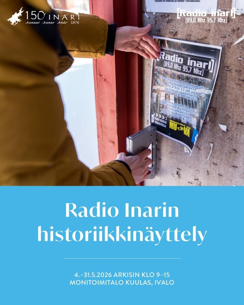 Radio Inarin historiikkinäyttely esillä Monitoimit...