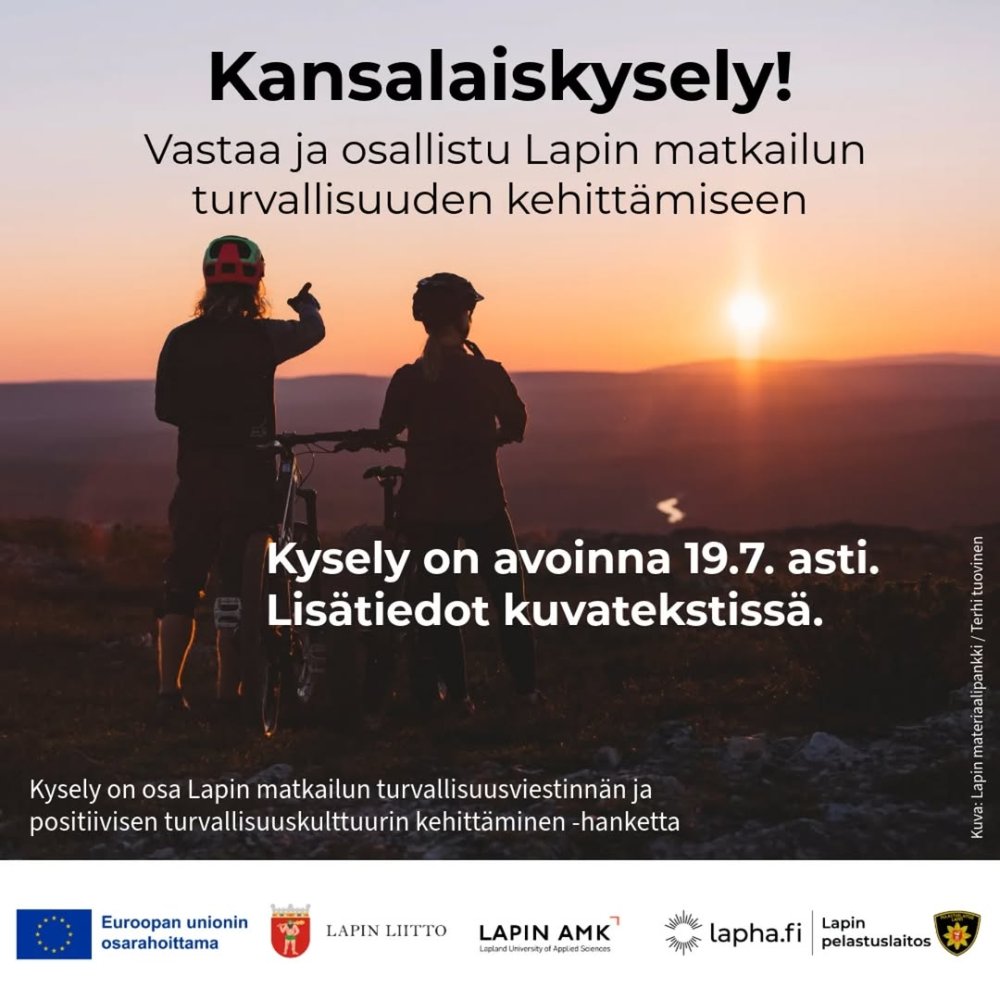 Kiinnostaako Lapin matkailun turvallisuus? Vastaa ...