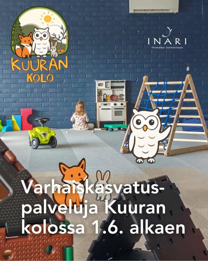 Varhaiskasvatuspalvelut alkavat Kuuran kolossa 1.6...