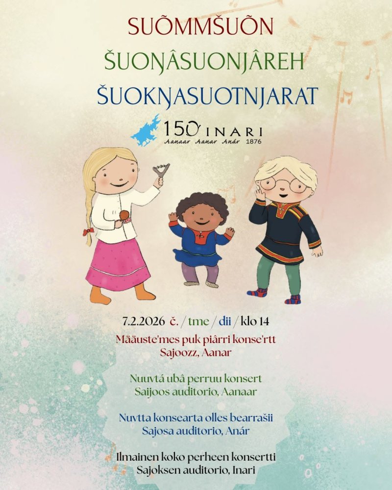 Koko perheen ilmaiskonsertti - Suõmmšuõn / Šuoŋâsu...