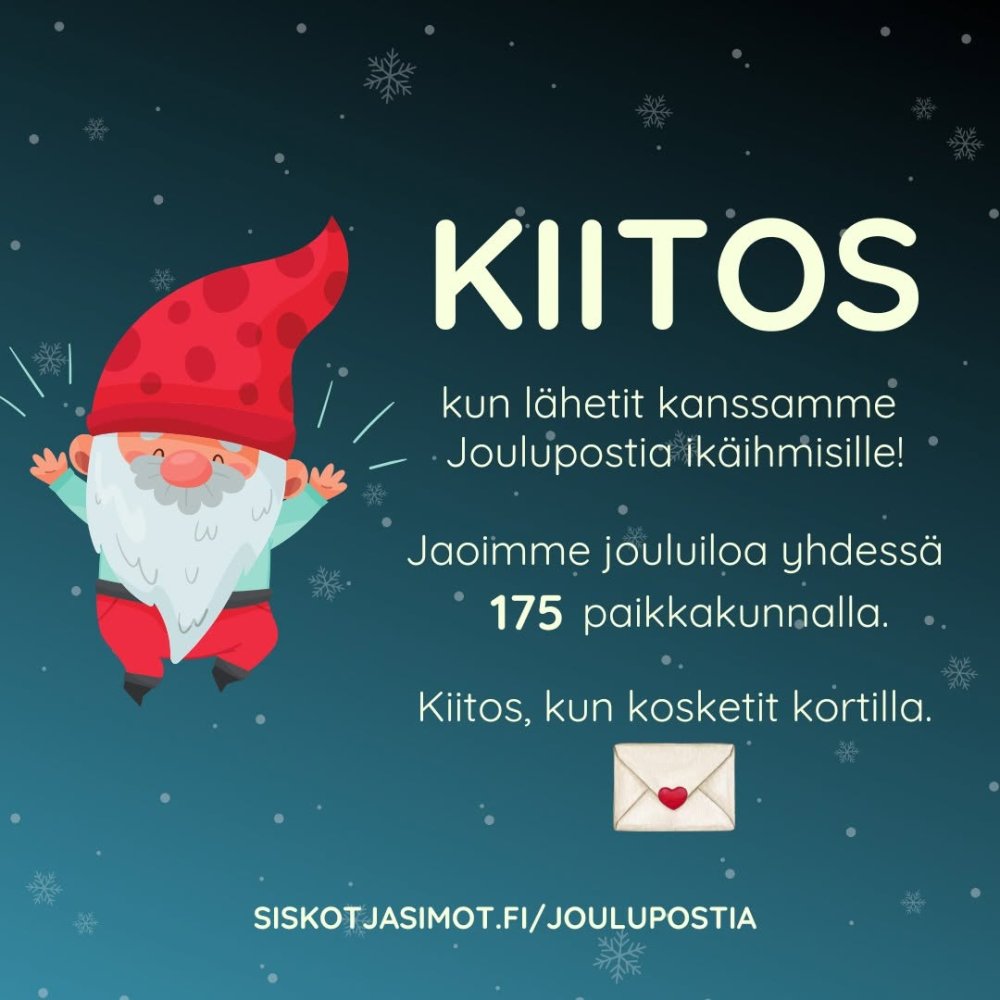 🎄Kiitos! Takkâ! Spä´sseb! Giitu!🎄 Joulupostia ikäi...