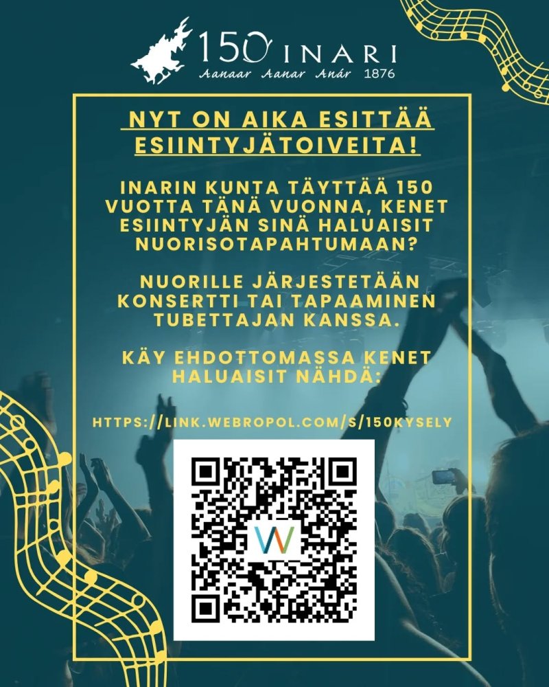 Nuori, vastaa kyselyyn! Kuka artisti, yhtye tai tu...