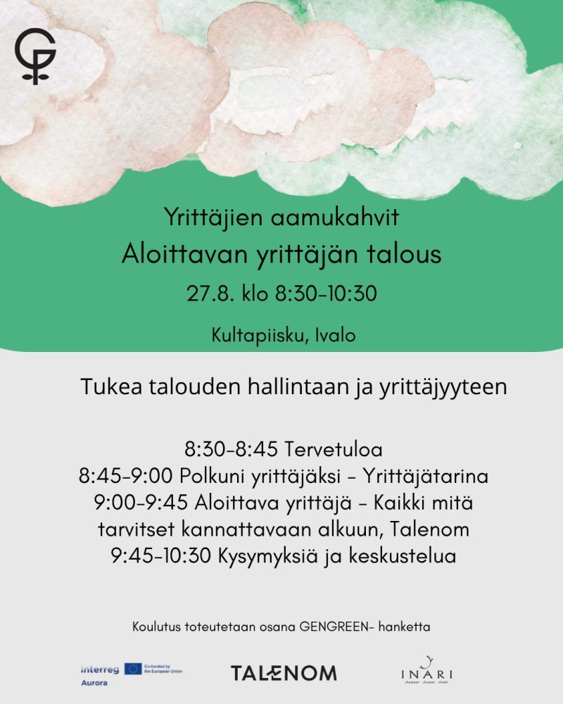 Yrittäjyys kiinnostaa, mutta et tiedä mistä lähteä...