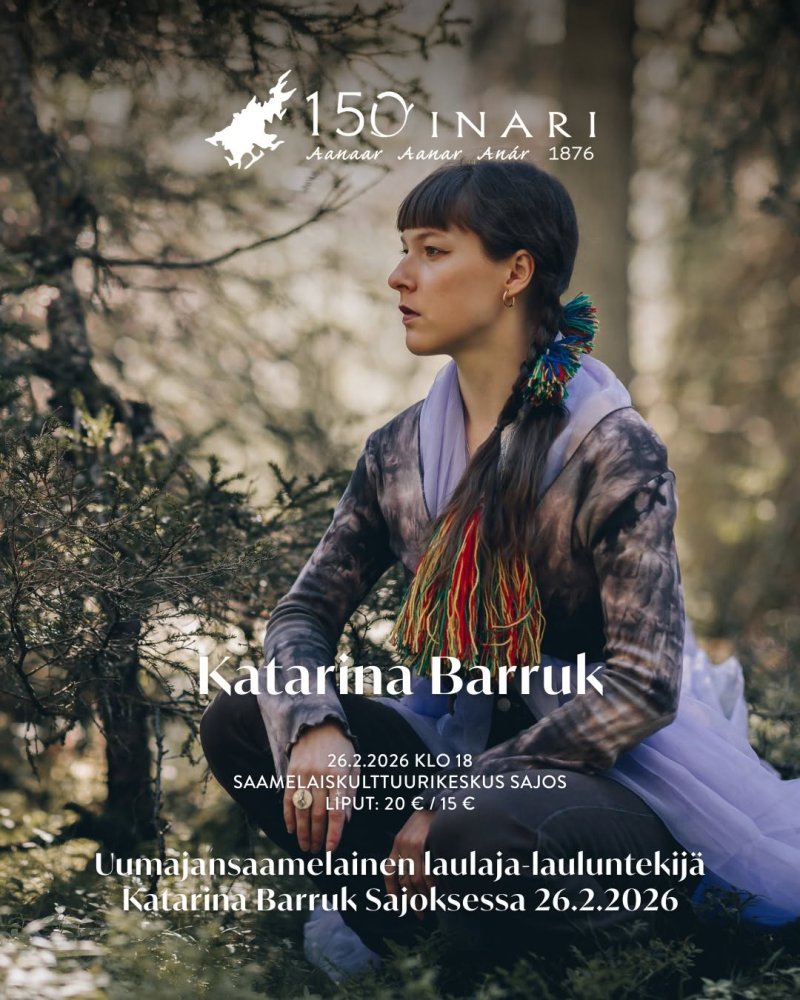 Katarina Barruk konsertoi Saamelaiskulttuurikeskus...