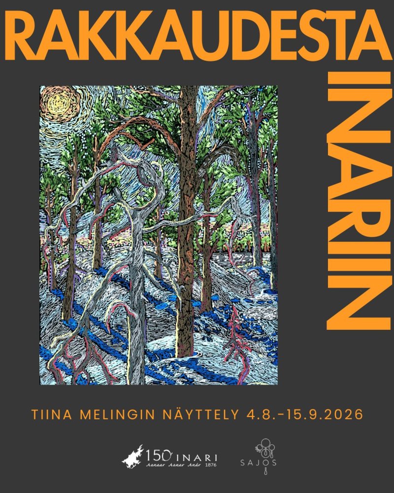 Tiina Melingin upea näyttely 'Rakkaudesta Inariin'...