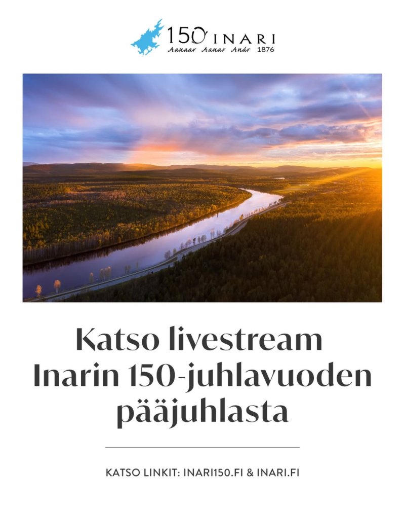 Inarin kunta täyttää 150 vuotta huomenna torstaina...