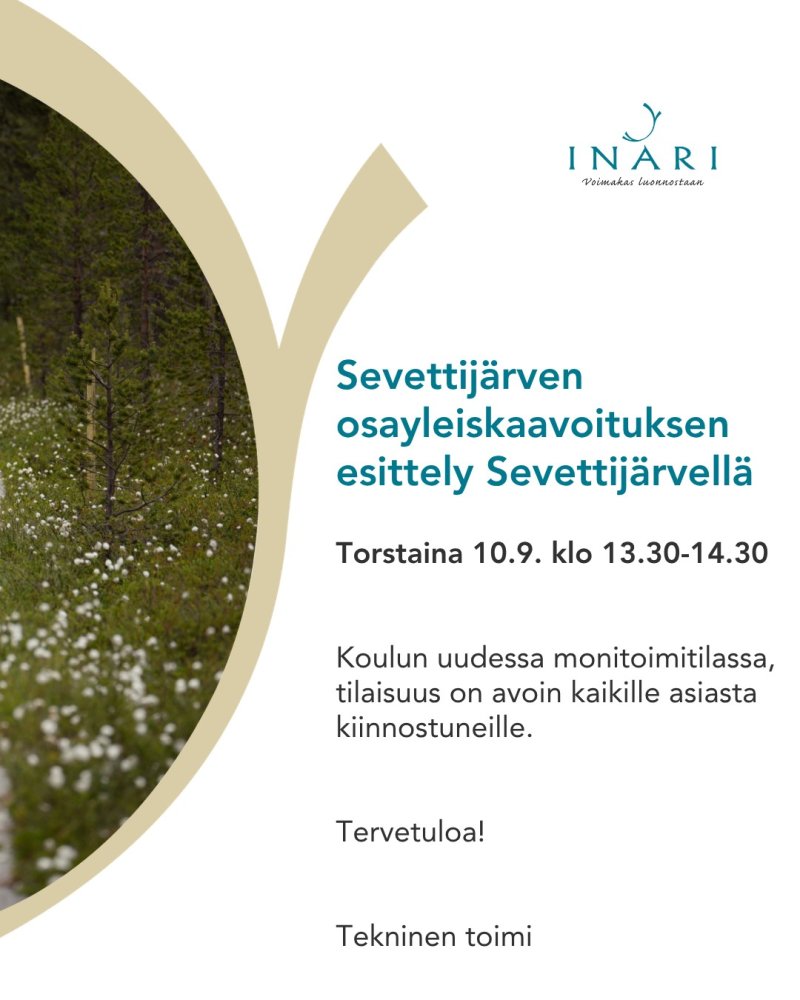 Sevettijärven osayleiskaavoituksen esittely Sevett...