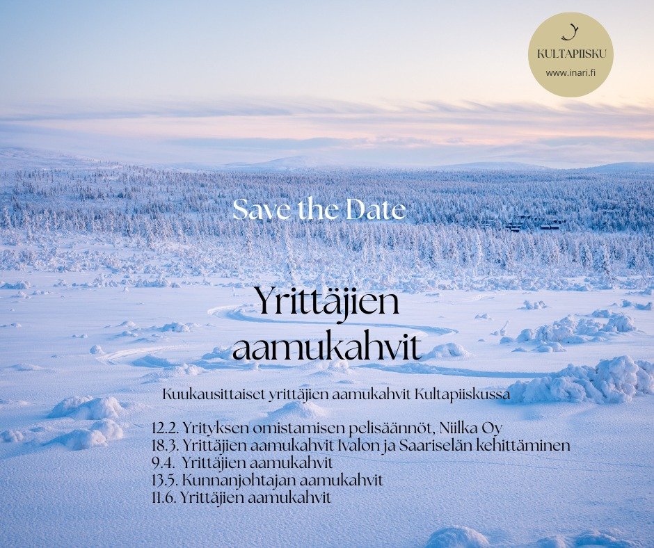 Tervetuloa yrittäjien aamukahveille! Kaipaatko het...