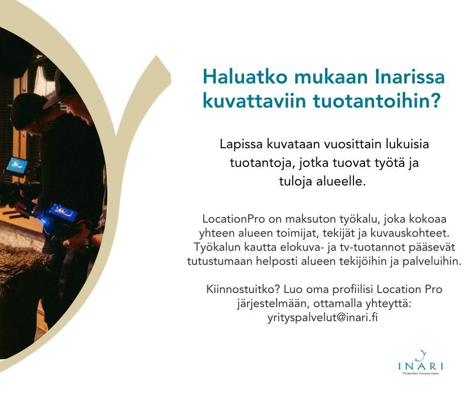 🎬Lapissa kuvatut tuotannot tuovat laajaa kotimaist...