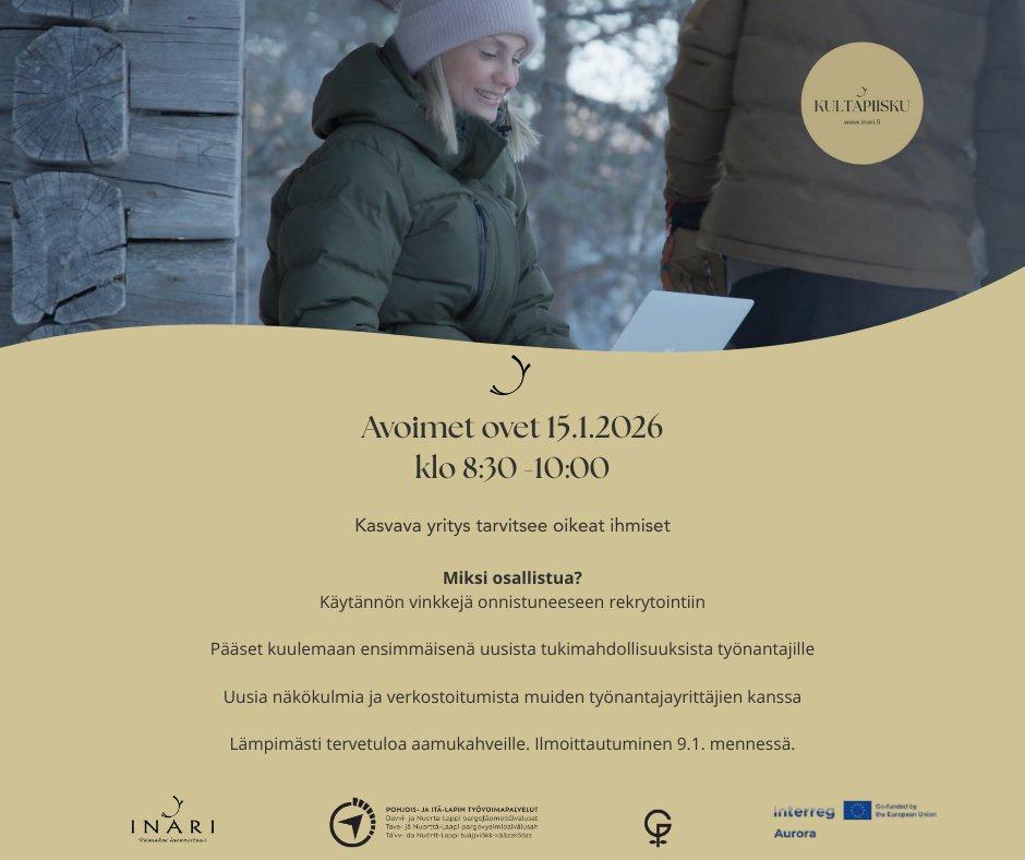 Tervetuloa työnantajien aamukahveille 15.1.2026 kl...