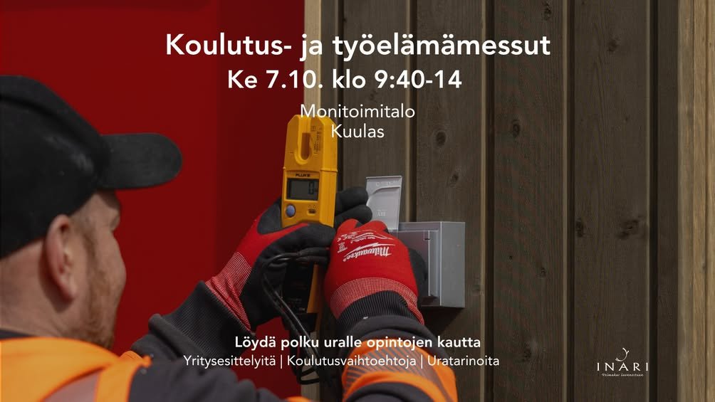 Inarin kunta järjestää Koulutus- ja työelämämessut...